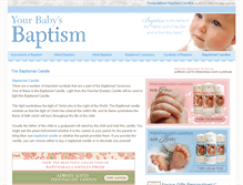 Tablet Screenshot of baptismcandle.com.au